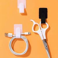 Attache-câble auto-adhésif en nylon élastique, écologique, coloré et personnalisable, résistant à la chaleur, avec dos adhésif