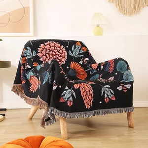 Nuovo Tappeto in Cotone 100% Naturale Stile Giapponese Mandala Picasso con Motivo Floreale Intrecciato per Ufficio e Divano Stile Americano - Product Image 6