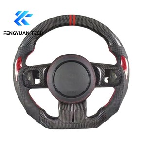 Volante de Fibra de Carbono Forjado para <span class=keywords><strong>Jeep</strong></span> Grand Cherokee JL Wrangler SRT Trackhawk JK Gladiator WK2 4xe Compass Latitude - Product Image 2