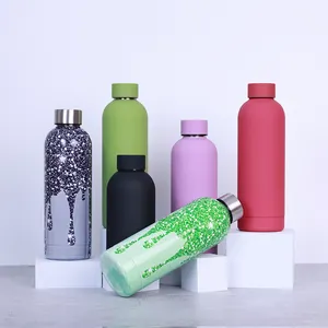 Вакуумная термоизолированная Двойная Стенка из нержавеющей стали 500 мл стандартная бутылка для воды с индивидуальным логотипом