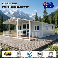 Maison conteneur extensible, maison modulaire 20 pieds 40 pieds, maisons préfabriquées chinoises
