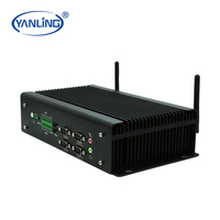 Mini PC industrial integrada 12th 13th 14th Gen con ventilador 4 USB3.0 4 USB2.0 6 RS232 COM Window 10/11 Linux