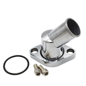 Raccord de tuyau d'eau en aluminium à 135 degrés pour système de refroidissement du moteur Chevrolet 327 350 454 396 - Product Image 5