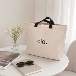 Cotton Canvas Shopping Tote <b>Bag</b> For Students <b>Reusable</b> Foldable with Pocket Fashion Handbag Pouch <b>Bag</b> - Product Image 4