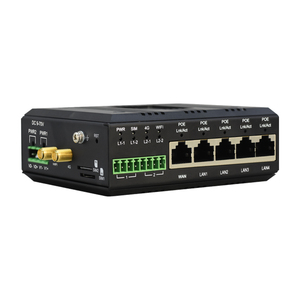 Routeur VPN industriel 4G LTE de qualité supérieure, double emplacement pour carte SIM, PoE, 4*Lan+1*Wan+2*port série RS-232/RS-422/RS-485 - Product Image 2