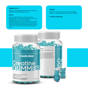 מכירה חמה 3000 מ ג קריאטין monohydrate גומות עם multimineral תוספת gummies כדי להגדיל את כוח השריר - Product Image 6