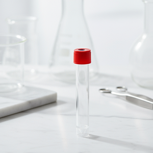 9ml Transparente Plastic Sampling <span class=keywords><strong>Tube</strong></span> <span class=keywords><strong>Centrifuge</strong></span> <span class=keywords><strong>Tube</strong></span> com tampa azul vermelha - Product Image 4