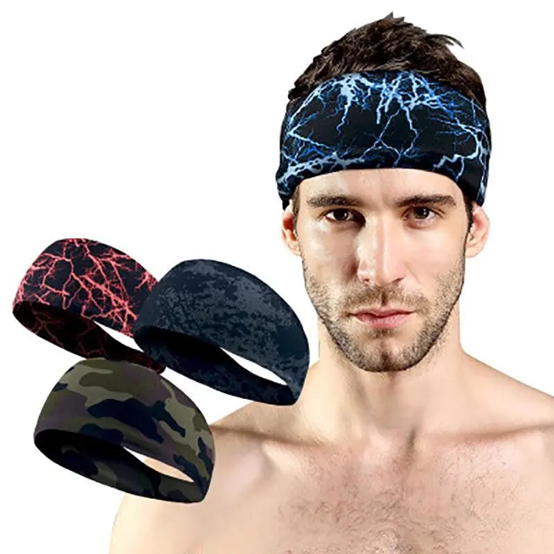 Wholesale New custom logo Headbands Tie Dye Stretchy Head Accessoires Yoga Sport Head Band