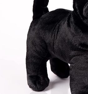 Animal en <span class=keywords><strong>peluche</strong></span> chien noir 12.5 pouces, animaux en <span class=keywords><strong>peluche</strong></span>, cadeaux d'anniversaire, de noël pour enfant, bouledogue français personnalisé en <span class=keywords><strong>peluche</strong></span> - Product Image 4