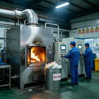 Usine de recyclage des déchets municipaux Youshan YSCW-30-300, tri des ordures, générateur d'énergie, traitement des déchets sanitaires, traitement des déchets de toilettes
