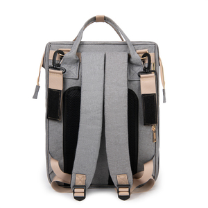 Sac à dos de voyage avec moustiquaire, grande capacité, USB, pour lit de bébé, chaise pliante, maman, sac à couches, isolé, nouveau - Product Image 3