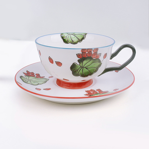 High Quality Flower Handmade Painting Pattern New Bone China Tea <b>Cup</b> <b>Set</b> Coffee Mug <b>Set</b> Afternoon Tea <b>Cups</b> Milk <b>Cup</b> - Product Image 2