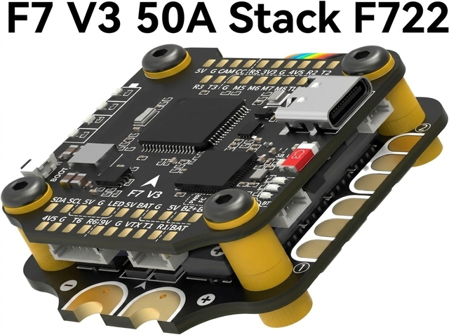 SpeedyBee F7 V3 Integrated Control Stack 50A BL32 4in1 Drive Board 3-6S With Voltage Detector Custom Available
