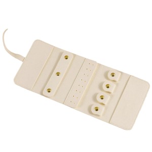 Nouveauté : Pochette de rangement pour bijoux en microfibre douce, avec fermeture à bouton pression, pour bagues, colliers et bracelets - Product Image 5