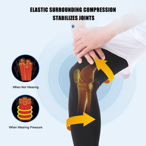 Açık spor aksesuarları diz sıkıştırma kolları koşu nefes bacak Wrap isıtıcı koruyucu 1 adet uzun bacak diz kollu - Product Image 4