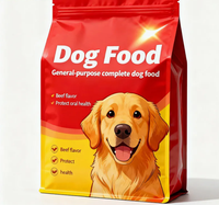 Sachets Doypack de qualité alimentaire pour animaux de compagnie, scellés sur huit côtés avec fermeture éclair, logo personnalisé pour aliments pour chats/chiens/animaux de compagnie
