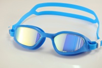 Lunettes de natation personnalisées en silicone pour enfants, verres transparents, couleurs mélangées, pour la natation aquatique