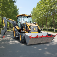 Usine Vente en gros Broyeur  souche Chargeur Mini roue avant Cargador 4 en 1 Seau Skid Steer Chargeuse sur chenilles avec dents