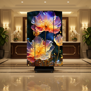 Digital P2.5 P2 GOB folding indoor double-sided three-lumen diode tri-fold poster, foldable LED screen display - Product Image 1