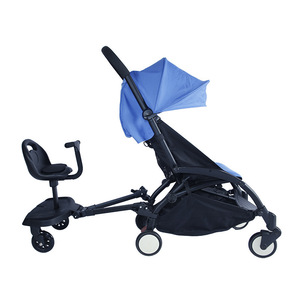 Passeggino da Jogger Glinder 2-in-1 bordo da 20kg con aliante in metallo smontabile Sit-Stand <span class=keywords><strong>per</strong></span> il secondo bambino Buggy forniture <span class=keywords><strong>per</strong></span> bambini - Product Image 4
