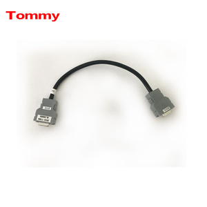 F06B-0001-K008 F06B-0001-K007 # Cable de Alimentación para Motor FANUC L-6.5M, Conector Recto o en Ángulo, Piezas para PLC - Product Image 1