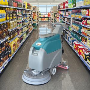 GS460 <b>Walk</b>-Behind Floor Scrubber New Silence Cleaning <b>Machine</b> CE Certification Home Restaurant Use Hotels Floor Scrubber CE Cert - Product Image 1