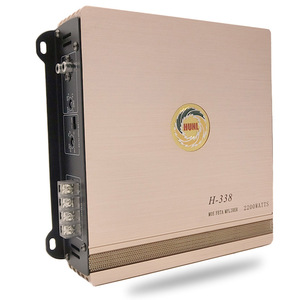Hunl H-338 <b>Car</b> Audio <b>Amplifier</b> 2200Watts Mosfet Power Full Range Stereo Subwoofer Speaker Driver - Product Image 2