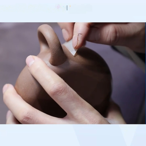 Théière Yixing Ziye <span class=keywords><strong>Shi</strong></span> Piao en argile Duan gris Qing sélectionnée, faite à la main en Zisha, certifiée REACH pour la sécurité alimentaire, pour le thé Gongfu - Product Image 5