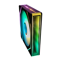 Manmu Factory Nouveau stock 140mm RGB Gaming Box Cooler Fan, adapté aux ordinateurs avec radiateurs en plastique miroir