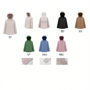 HDJ Women's Windbreaker AD-93 Women Plus Size <b>Coat</b> Jacket - Product Image 2