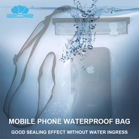Bonne vente, sac de téléphone portable étanche personnalisé, étui de téléphone portable étanche pour l'été