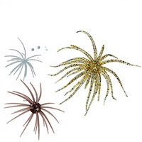 Taiyu Factory Wholesale Boxed Floating Water Sea Urchin Soft Bionic Artificial Bait Stainless Steel Sea Bass Fishing Black Pit
