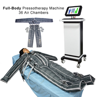 Appareil professionnel de drainage lymphatique, réduction de l'œdème, détoxification, 36 chambres d'air, relaxation, analyse de la peau du visage