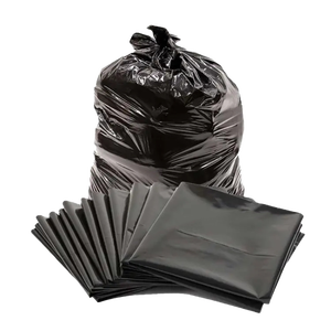 Suministro de fábrica Impresión personalizada Embalaje Bolsa de construcción Bolsas de basura negras Bolsa resistente para basura - Product Image 3