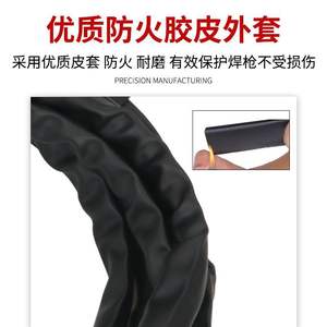 Étui pour torche de découpe au plasma P80, sac ignifuge en cuir fendu pour électrode P80, buse de 1 mm, épaisseur de coupe de 40 mm - Product Image 4