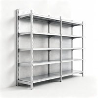 Étagère murale métallique double face pour magasin, supermarché, gondole, rayonnage métallique pour commerce - Chine Suzhou