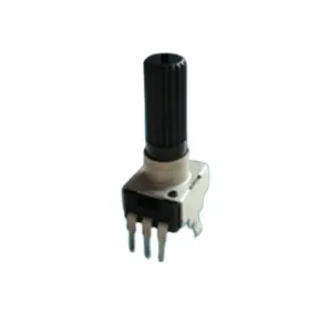 Benutzer definierte vertikale Montage B100k 500k 10k 50k D-Achse/18-Zahn-Potentiometer mit Gewinde