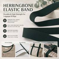 Biais sergé en polyester 100% à chevrons, élastique, écologique, haute densité, certifié Oeko-Tex Standard 100