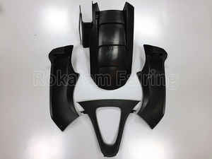 Kit de carénage noir brillant pour Kawasaki <span class=keywords><strong>Ninja</strong></span> <span class=keywords><strong>ZX6R</strong></span> <span class=keywords><strong>2003</strong></span> 2004 Carrosserie ZX636 03 04 ZX-6R 636 Carénages de moto sportive personnalisés - Product Image 2