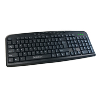 Clavier multimédia USB personnalisé avec 9 touches multifonctions pour ordinateur de bureau