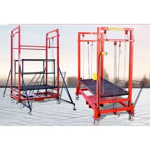 Plataforma Elevadora Eléctrica Plegable Moderna, Andamio Eléctrico Tipo Tijera Pequeño para Construcción - Product Image 3