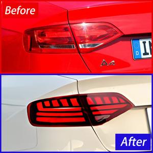 Ensemble de feux arrière pour <span class=keywords><strong>Audi</strong></span> A4 A4L B8 2009-2012 LED Auto Rear Back Lamps Upgrade Highlight Flashing Signal Light Accessoires - Product Image 3