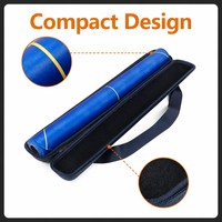 Sac de rangement cylindrique portable en EVA avec fermeture éclair, 7 pouces, pour tapis de yoga, cannes à pêche, drapeaux, étanche et anti-humidité
