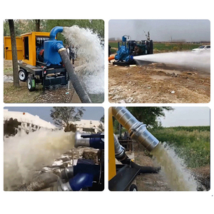 Pompe à eau à moteur pour l'irrigation agricole, grand débit, pompe à moteur YHW - Product Image 2