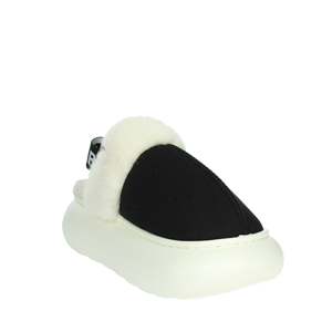 รองเท้าแตะส้นสูงสีดำรุ่น Shop Art Donna Sabot SABF241029 Nero Black Heel Height Clogs Mules - Product Image 5