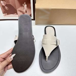 QuiteS nuove scarpe comode da <span class=keywords><strong>donna</strong></span> alla moda pantofole basse da <span class=keywords><strong>donna</strong></span> pinza scarpe singole sandali <span class=keywords><strong>infradito</strong></span> <span class=keywords><strong>bianche</strong></span> - Product Image 4