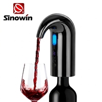 Aérateur de vin électrique portable rechargeable par USB à un bouton, pompe distributeur avec chargement Type-C, accessoires de bar, capacité 500-1000 ml
