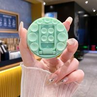 Support de téléphone à ventouse en silicone, support de téléphone mains libres multifonction, autocollant adhésif et béquille magnétique pliable