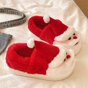 2025 tendance luxueux concepteur pour l'hiver à la mode chaud confortable maison chaussures anti-dérapant semelle épaisse floue Style coréen femme - Product Image 2