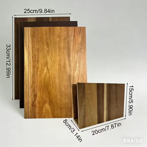 Planche à découper créative en forme de <span class=keywords><strong>livre</strong></span>, ensemble de planches à découper en bois avec support, pour légumes, pain, viande, planche à découper en bois en forme de <span class=keywords><strong>livre</strong></span> - Product Image 1